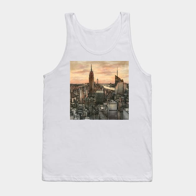 New York City Tank Top by maxwellillustration